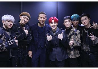 Ngaku Sudah Resmi Jadi Member ke-10 EXO, Ryan Reynolds Nyatakan Siap Ikut Tur Konser!