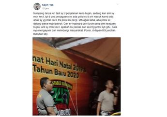 Ini Penjelasan Kepolisian Mengenai Viral Satu Keluarga yang Diusir Saat Berteduh di Pos Polisi