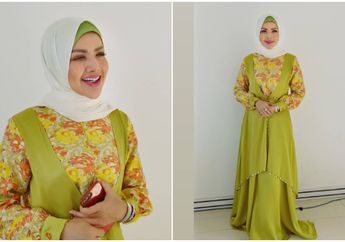 Hadiri Acara Siraman Qolbu, Barbie Kumalasari Tampil Beda dengan Mengenakan Busana Muslim dan Hijab