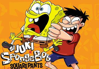 Ajaib! Dua Karakter Beda Habitat antara Si Juki dan SpongeBob Bisa Kolaborasi dalam 5 Seri Buku Cerita