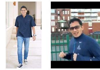 Sedang Plesir di Amerika, Sandiaga Uno Tetap Lari Pagi Padahal Cuaca Dingin dan Berangin
