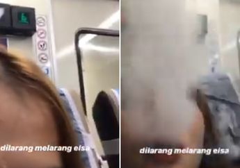 Tanpa Rasa Bersalah dan Hiraukan Aturan, Perempuan Ini Isap Vape di Kereta Api!