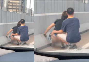 Terjebak Macet Saat Ingin BAB, Wanita Ini Nekat Buang Hajat di Pinggir Jalan Tol hingga Bagian Pantat dan Kotorannya Terekspos Jelas oleh Pengendara yang Melintas