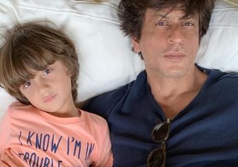 Like Father Like Son, Gemasnya AbRam Dandan ala Suku Indian Bareng Shah Rukh Khan, Intip Potretnya!