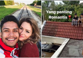 Rumahnya Dikepung Air Bah hingga Mobilnya Nyaris Tenggelam, Randy Pangalila Pamer Foto Mesra Bareng Istri Saat harus Mengungsi ke Atas Genteng: Yang Penting Romantis!