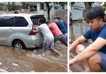 Kelelahan Setelah Seharian Mencari Penumpang di Malam Pergantian Tahun, Driver Taksi Online Ini Sampai Rela Tidur dalam Mobil, Tapi Kaget Saat Bangun Mobilnya Sudah Mengambang