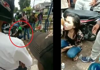 Bahaya Narkoba, Seorang Remaja Jongkok Sambil Tak Henti Gelengkan Kepala Meski Sudah Diguyur Warga