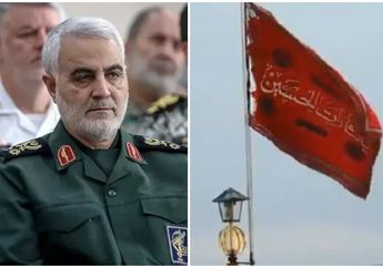Perang Dunia III Dimulai, Iran Telah Kibarkan Bendera Merah di Atas Kubah Masjid Suci Tanda Siap Perang dengan AS, Donald Trump Siapkan 3.000 Pasukan di Timur Tengah