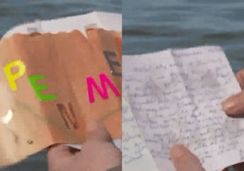Temukan Surat dalam Botol Bertanda 10 September 2001, Wanita ini Pun Merinding Saat Tahu Pesan di Dalamnya, Seperi Apa Isinya?
