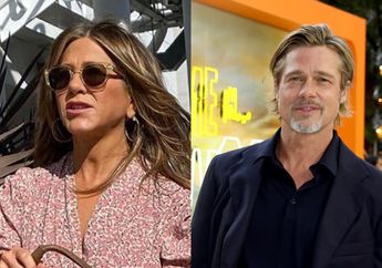 Brad Pitt Akhirnya Reuni dengan Jennifer Aniston di Golden Globes 2020, Fans Heboh Lihat Reaksi sang Mantan!