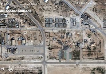 Meski Belum Dikonfirmasi AS, Melalui Citra Satelit Ternyata Beginilah Dampak Serangan Rudal Iran ke Pangkalan Militer AS: 'Ada Rudal Menghantam Pusat'