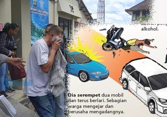 Viral Bule Amerika Kejar-kejaran dengan Warga di Bali, Tabrak 4 Kendaraan Lain