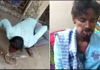 Video Atraksi Cium Seekor Ular Kobra, Nasib Seorang Pawang Ular Malah Berujung Apes, Bibirnya Jadi Jontor dan Hitam