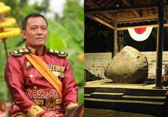 Dipuja dan Datang Pukul 3 Pagi, Batu Prasasti Keraton Agung Sejagat Terdapat Ukiran Telapak Kaki Serta Trisula, Empu Wijoyo Guno Sang Pembuat: Desainnya dari Raja Totok Sendiri