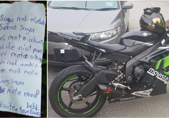Hendak Berangkat Kerja Motornya Malah Hilang, Sang Pemilik Kemudian Mendapatkan Sepucuk Surat dari Si Pencuri, Isinya Justru Membuat Tertawa Terbahak-bahak!