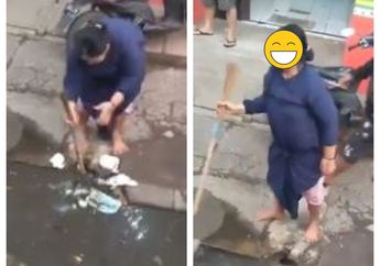 Viral Video Emak-emak Buang Sampah Plastik ke Saluran Air, Netizen: Emaknya Siapa ini?