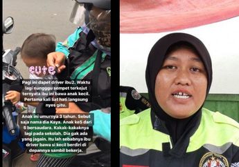 Didesak Kebutuhan, Ibu 5 Anak Terpaksa Narik Ojol Sambil Bawa si Bungsu 3 Tahun: Lilahi Ta'ala Aja, Niatnya kan Buat Anak