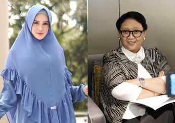 Mulan Jameela Rapat Bareng Retno Marsudi Menteri Luar Negeri, Gaya Hijabnya Malah Jadi Sorotan!