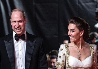 Kenakan Gaun Bekas dan Sepatu Emas Berharga Fantastis, Kate Middleton Tampil bak Putri Negeri Dongeng di BAFTA 2020