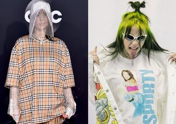 Dikenal dengan Penampilan Kontroversial, Kali Ini Ikat Rambut Billie Eilish Curi Perhatian saat Hadiri penghargaan  Oscar 2020