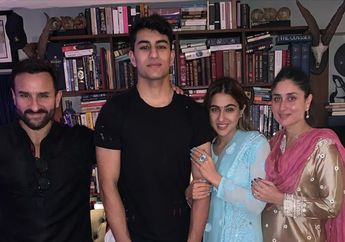 Mendadak Kenakan Hijab, Gaya Airport Fashion Anak Tiri Kareena Kapoor Tuai Pujian