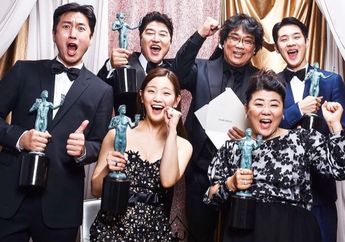 Torehkan Sejarah, Parasite Sukses Borong 4 Piala Oscar 2020, Sutradara dan Produser Tahan Tangis: Aku Tak Bisa Berkata-kata!