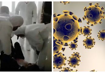 Seorang Pasien Virus Corona Malah Terekam Lari Terbirit-birit Menghindari Petugas yang Lakukan Usaha 'Penyelamatan', Dorong hingga Buat Petugas Mengejarnya Pakai Tongkat Logam