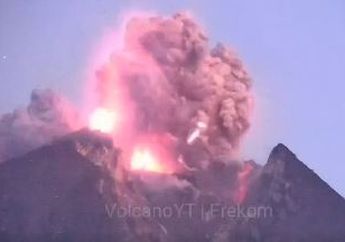 Capai Ketinggian 2.000 Meter, Gunung Merapi Kembali Erupsi: Meski Merapi Meletus, Penjaga Gunung Tak Boleh Melarikan Diri, Ini Alasannya