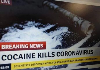 Beredar Foto Berita Kokain Bisa Sembuhkan Virus Corona, Bagaimana Yang Benar?
