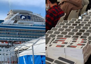 Rakyatnya Diisolasi di Tengah Lautan, Pemerintah Jepang Langsung Bagikan 2.000 iPhone Gratis pada Penumpang Kapal yang Dikarantina Akibat Virus Corona!