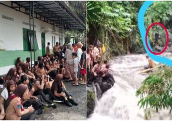 Ada Penampakan Sosok Berpakaian Hitam Mendadak Muncul Saat Evakuasi Siswa SMPN 1 Turi, Inilah Sosok Sebenarnya?