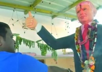 Entah Apa yang Dipikirkannya, Pria Ini Memutuskan untuk Menyembah Donald Trump sebagai Dewanya, Alasannya Bikin Tepok Jidat: Keluarga dan Penduduk Desa Menyebutku Gila