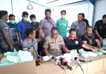 Timbun Masker saat Isu Corona, Produsen Masker Ilegal di Jakarta Utara 'Mendadak Kaya', Omzet Sehari sampai Rp 250 Juta!