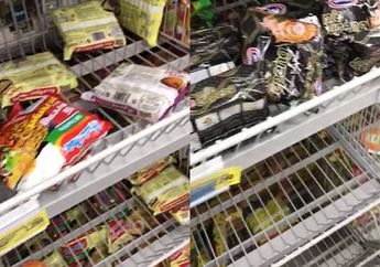 Geger Warga Indonesia Terinfeksi Virus Corona, Beredar Foto Masyarakat Indonesia Berbondong-bondong ke Supermarket demi Timbun Persediaan Makanan, Beras dan Mi Instan Langsung Ludes!