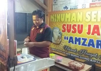 Naik Pamor Usai Diyakini Bisa Tangkal Virus Corona, Pedagang Wedang Susu Jahe Kebanjiran Pembeli: Laris Banget!