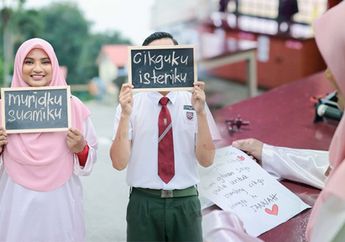 VIRAL Muridku Suamiku, Kisah Kasih di Sekolah, Berawal dari Tatap Mata di Ruang Kelas, Berujung ke Pelaminan Begitu Lulus SMA, Terungkap Penyebab Cinlok