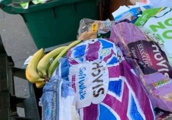 Panic Buying karena Corona, Kini Makanan-makanan yang Dibeli Justru Dibuang ke Tempat Sampah