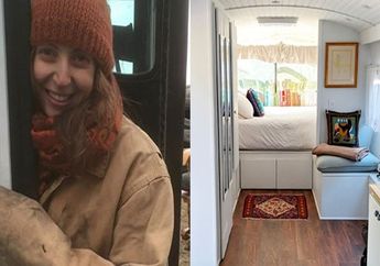 Habiskan Dana Rp1 Miliar, Selama 3 Tahun Wanita ini Ubah Bus Tua Jadi Rumah Mewah, Intip Tampilannya!