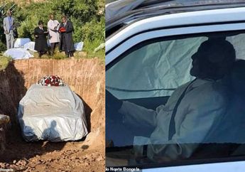 Minta Dikubur Bersama Mobil Bekas Kesayangan yang Sudah Rusak, Pemakaman Pria Ini Sukses Buat Warga Sekampung Langgar Aturan Lockdown