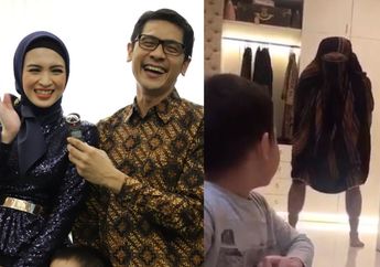 Prank Ninja Bersarung, Adi Nugroho dan Donita Sukses Bikin Kedua Putranya Lari Kocar-kacir, Netizen: Hari Kesekian di Rumah Sudah Mulai Absurd!