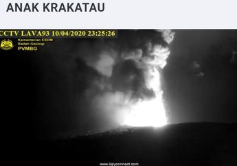 Gunung Anak Krakatau Erupsi dan Keluarkan Abu Tebal, Suara Dentuman Misterius Terdengar di Jabodetabek