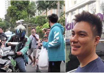 Niat Hati Bagi Makanan Gratis di Tengah Pandemi Virus Corona, Baim Wong Malah Dikerumuni Belasan Driver Ojol, suami Paula Verhoeven Sempat Emosi Hingga Berkali-kali Pindah Tempat