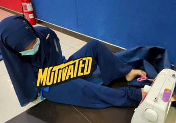 Sungguh Mulia, Gadis Difabel Asal Malaysia Ini Berjuang Jahit APD Pakai Kaki untuk Bantu Tenaga Medis Lawan Virus Corona