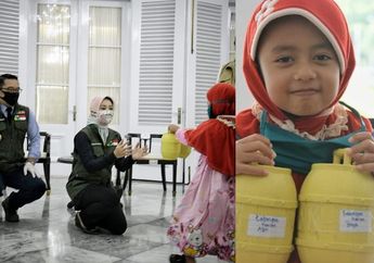 Lagi! Bocah Berusia 7 Tahun Anak Petani Hidroponik di Bandung Amanahkan Seluruh Tabungannya untuk Ridwan Kamil Agar Dibelikan Masker, Aziriliya: Nanti Maskernya Pak Gubernur Kasiin ke Dokter Ya