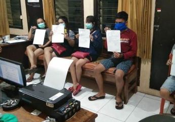 Polisi Ciduk ABG Ngeyel Nongkrong di Tempat Hiburan Malam, Langsung Lakukan Rapid Test Covid-19