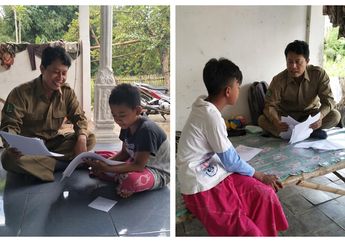 Viral Kisah Seorang Guru yang Datangi Muridnya Satu-satu di Tengah Pandemi Virus Corona Karena Tak Punya Smartphon dan TV: Saya Harus Keliling Rumah-rumah Siswa, Setidaknya 3 Kali dalam Seminggu