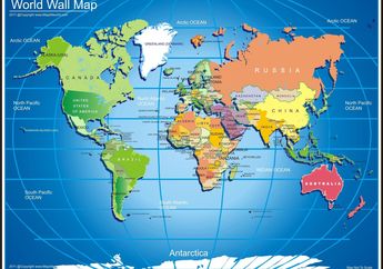 Mau Tahu Kenapa Peta Dunia Miliki Warna yang Berbeda-beda? Ini Rupanya Alasannya!