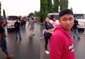 Gerudukan dan Ancam Akan Demo, Ratusan Pemudik Ini Nekat Turun ke Ruas Jalan Tol Pelabuhan Merak Demi Pulang Kampung di Tengah Pandemi Corona