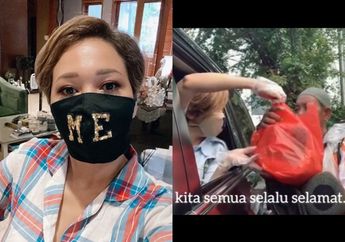 Bagi-Bagi Sembako untuk Warga yang Terkena Dampak Corona, Maia Estianty Justru Kena Teguran Polisi! Kenapa?