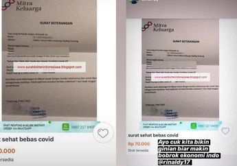 Surat Keterangan Bebas Covid-19 yang Jadi Syarat Perjalanan di Tengah Larangan Mudik Malah Diperjualbelikan via Online, Dibanderol Hanya dengan Rp70.000!